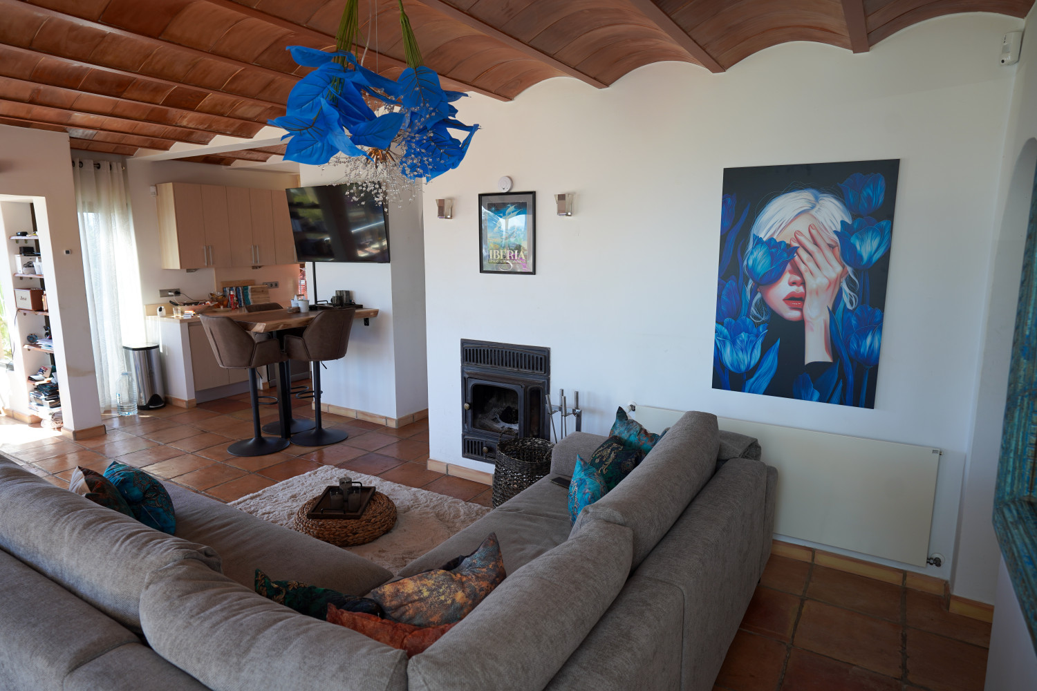 The living room