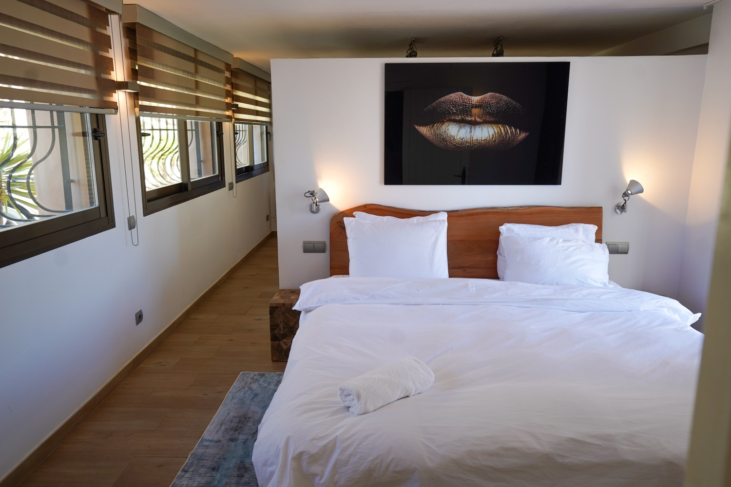 The bedrooms